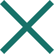 Ein grünes X zum schließen des Menüs